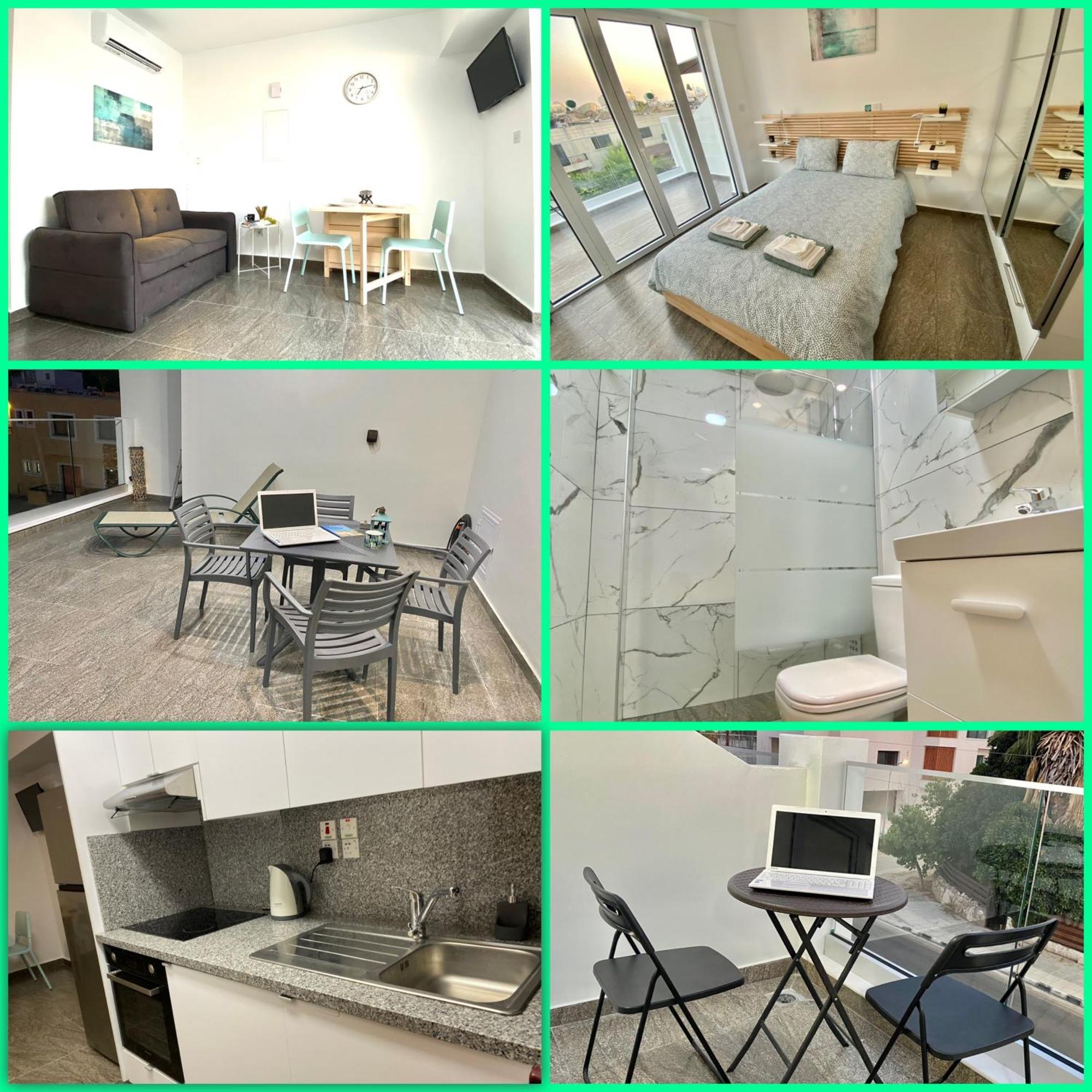 Ev Zin - Modern, Cozy, 1 Bed, Pool, 2 Balconies, A105 Apartment Пафос Екстериор снимка